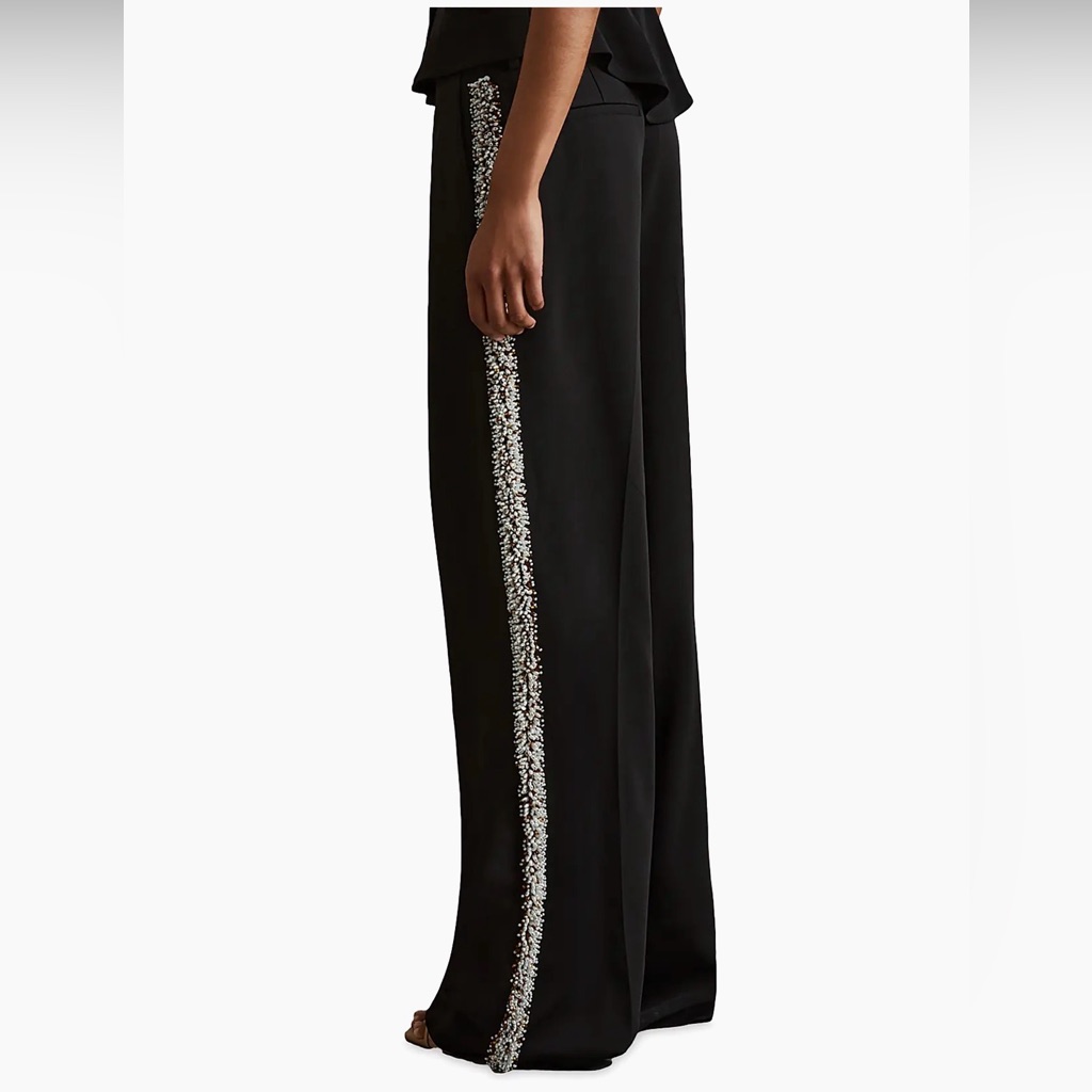 Reiss Atelier Marcella Embellished Trousers